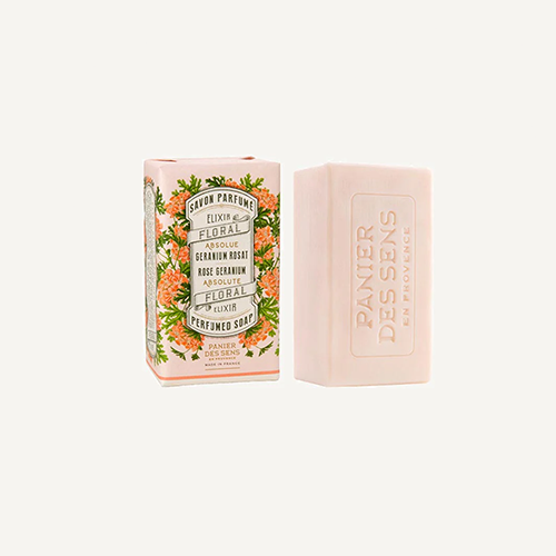 Bar Soap with Olive Oil - Rose Geranium 150g